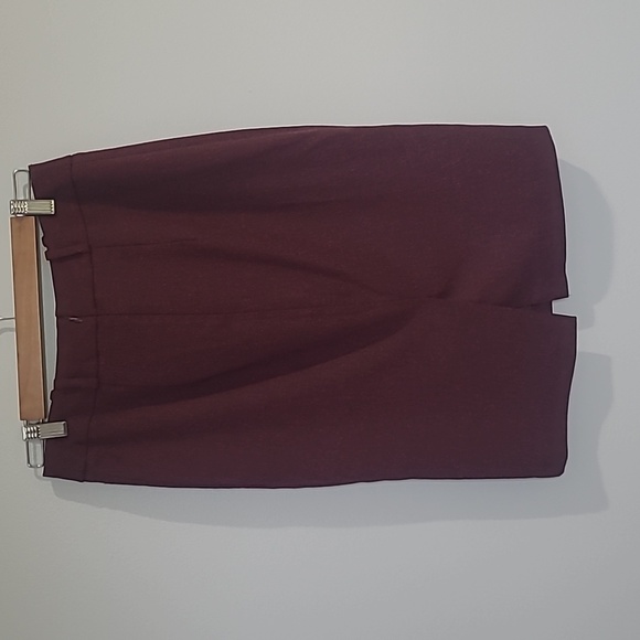 Mossimo Burgundy Pencil Skirt - Picture 2 of 8